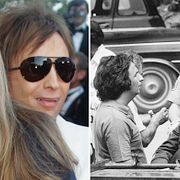 Michael Cimino tillsammans med kollegan Jane Campion. Cimino under inspelningen av ”Deer hunter”