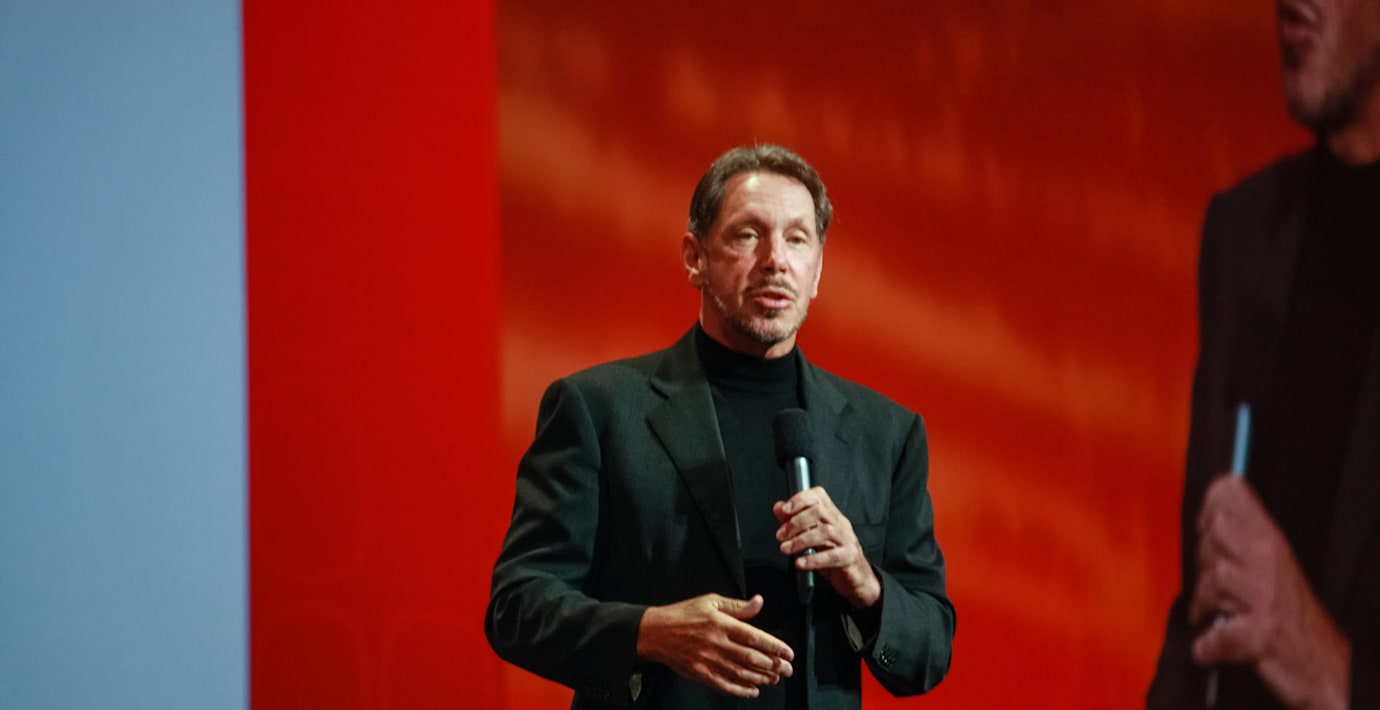 Bolagets grundare Larry Ellison.