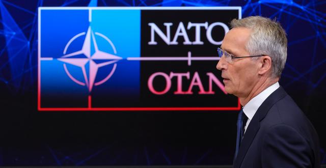 Natos generalsekreterare Jens Stoltenberg.  Olivier Matthys / AP
