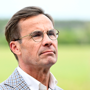 Statsminister Ulf Kristersson och migrationsminister Johan Forssell.