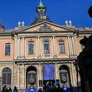 Gamla börshuset  vid Stortorget i Gamla stan i Stockholm. Arkivbild.