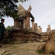 Det tusenåriga Preah Viheartemplet är upptaget på Unescos världsarvslista.