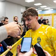Patrik Wålemark efter matchen.