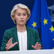 EU-kommissionens ordförande Ursula von der Leyen.