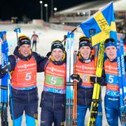 Viktor Brandt, Jesper Nelin, Martin Ponsiluoma och Sebastian Samuelsson.