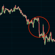 USD/SEK den senaste månaden: Förra fredagens jobbrapport (inringad) blev startskottet för kronans förstärkning. 