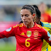 Aitana Bonmatí under fotbollsdamernas Nations League-semifinal mellan Sverige och Spanien på Gamla Ullevi i Göteborg, Sverige, tisdagen den 28 oktober.