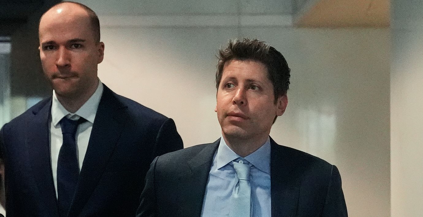 Open AI:s Sam Altman och Greg Brockman.