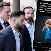 Elon Musk under en tidigare rättegång/inlägget från Farrow.