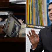 Bilden på Trump/Todd Blanche.