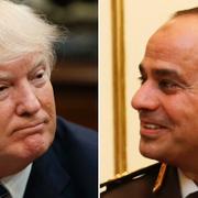 Donald Trump och Abd al-Fattah al-Sisi