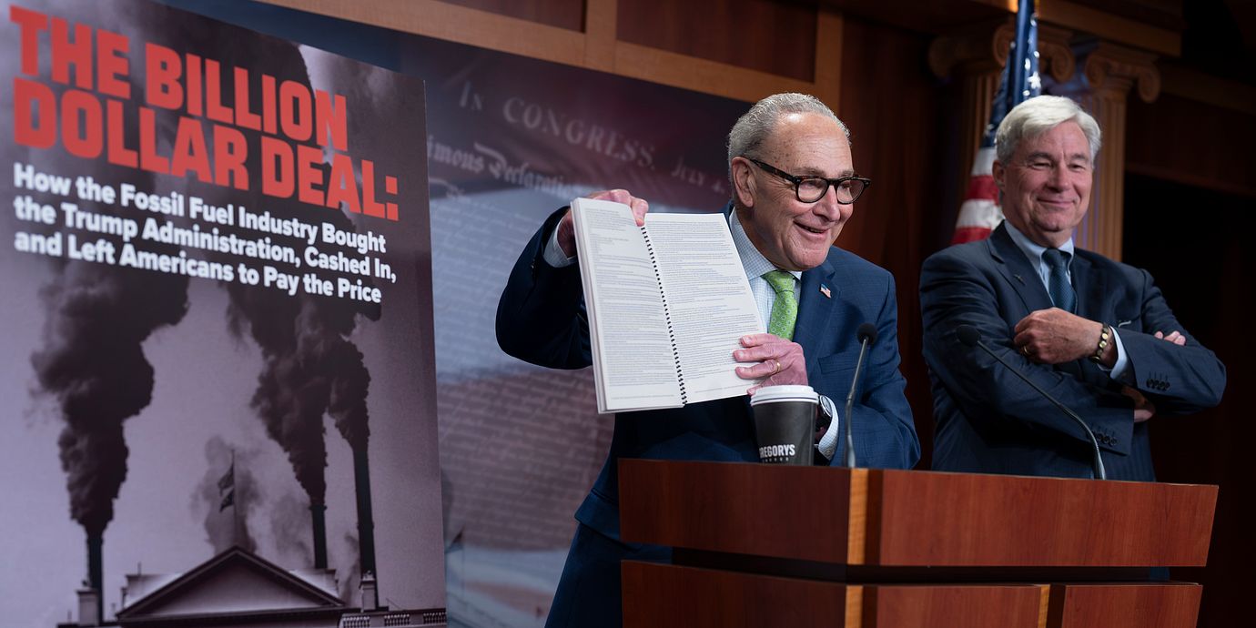 Chuck Schumer, demokratisk minoritetsledare i senaten.
