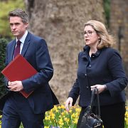 Gavin Williamson och Penny Mordaunt. Arkivbild.