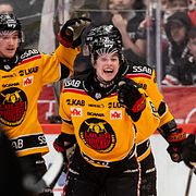 Luleåspelarna jublar.