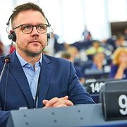 Fredrick Federley (C) i EU-parlamentet 2019.