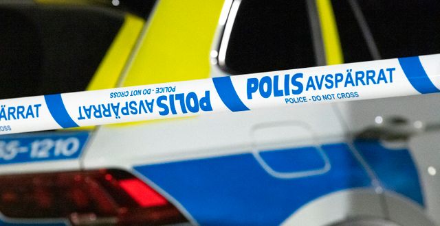Polisavspärrningar. Arkivbild. Johan Nilsson/TT / TT NYHETSBYRÅN