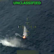 Skärmdump från videoklipp som visar den senaste attacken.