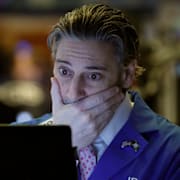 Illustrationsbild. Investerare på Wall Street.