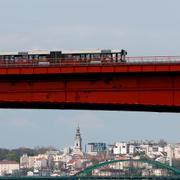 En buss i Belgrad.