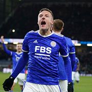 Leicesters guldhjälte från 2016: Jamie Vardy. Arkivbild.