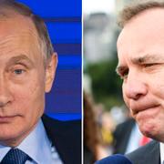 Vladimir Putin och Stefan Löfven.