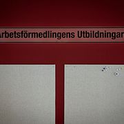 Arkivbild: Arbetsförmedlingen i Skellefteå dagen efter beskedet att 1 000 personer kommer få lämna Northvolts anläggning i kommunen.