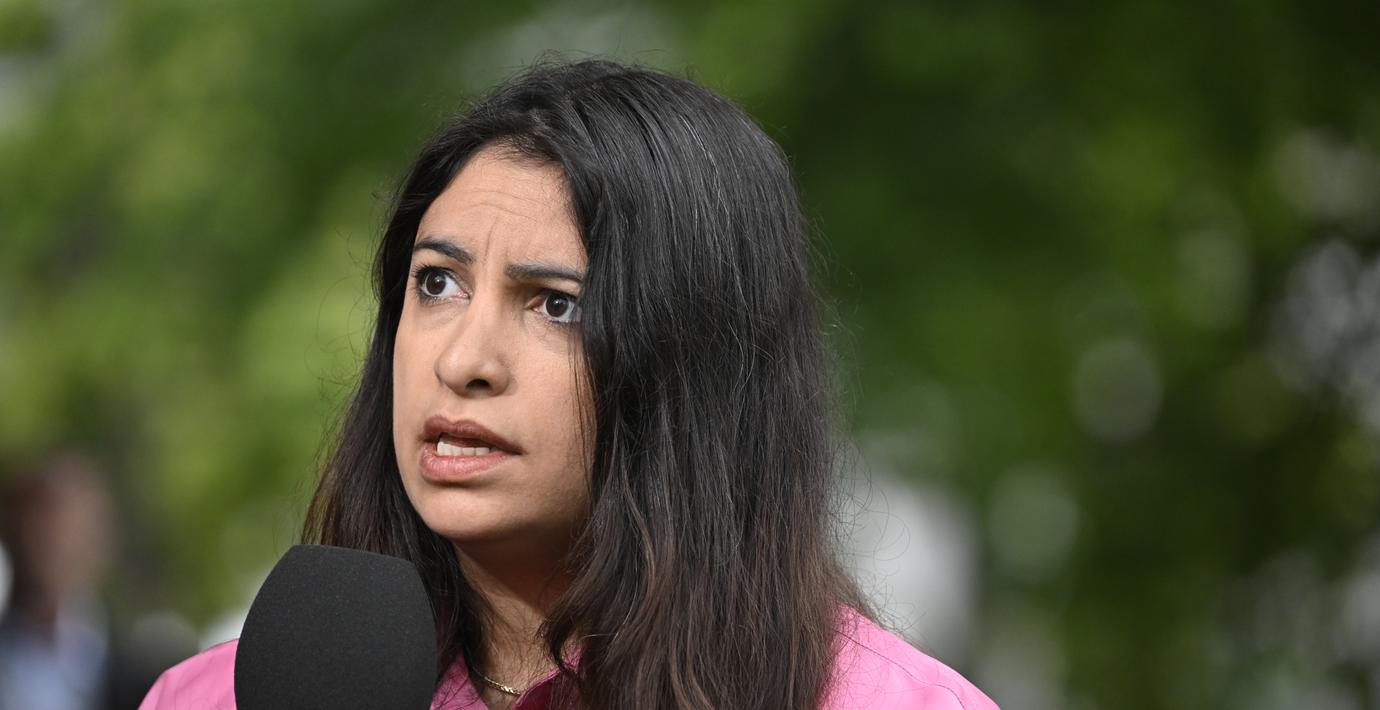 Vänsterpartiets partiledare Nooshi Dadgostar.