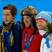 Hellner, Cologna och Sundby på prispallen i söndags.