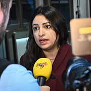 Vänsterpartiets ordförande Nooshi Dadgostar