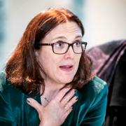 EU:s tidigare handelskommissionär Cecilia Malmström. Arkivbild.