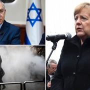 Benjamin Netanyahu/demonstration i Iran/Angela Merkel.