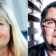 Marita Ulvskog och Peter Lundgren.