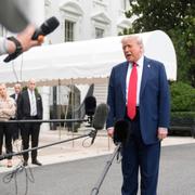 Trump inför avfärden till G7-mötet.