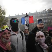 Protesterna i Paris.