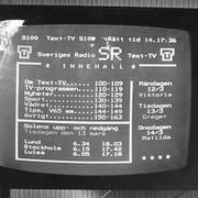 Premiär för text-TV i Sveriges Television, 1979.
