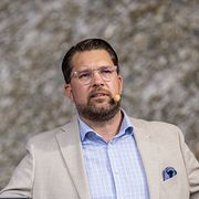 Sverigedemokraternas partiledare Jimmie Åkesson.