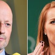 Daniel Bäckström och Annie Lööf. 