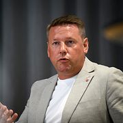 Socialdemokraternas partisekreterare Tobias Baudin.