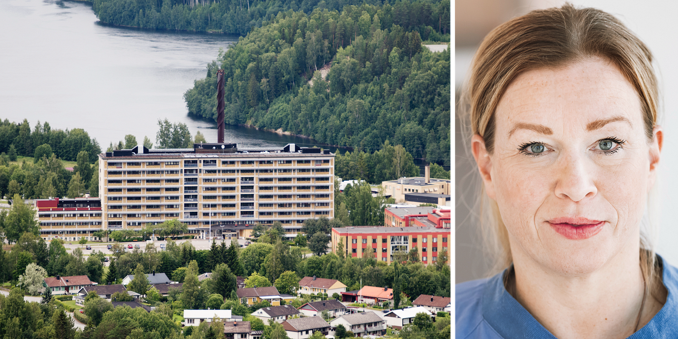 Arkivbild på nedläggningshotade Sollefteå sjukhus/Elin Karlsson