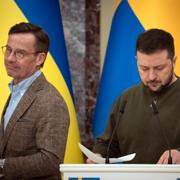 Kristersson och Zelenskyj.