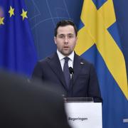 Sveriges utrikeshandelsminister Benjamin Dousa (M).
