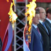 Putin och OS-facklan.