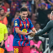 Roony Bardghji fick beröm av tränaren när han byttes ut. 