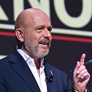 Steve Hilton på debattscenen den 3 februari.