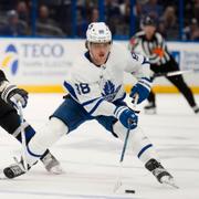 William Nylander mot Tampa Bay.