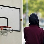 Arkivbild: Kvinnor i hijab.