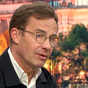 Ulf Kristersson i Nyhetsmorgon på lördagsmorgonen.