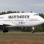 Iron Maidens eget plan ”Ed Force One”.