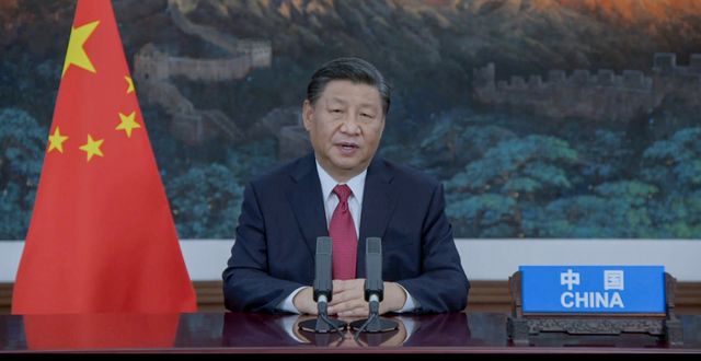 Kina president Xi Jinping. Bebeto Matthews / TT NYHETSBYRÅN