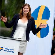 Jessica Ohlson, partisekreterare för Alternativ för Sverige. 